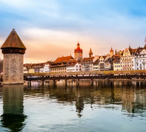 Glimpse of Europe Winter Snapshot